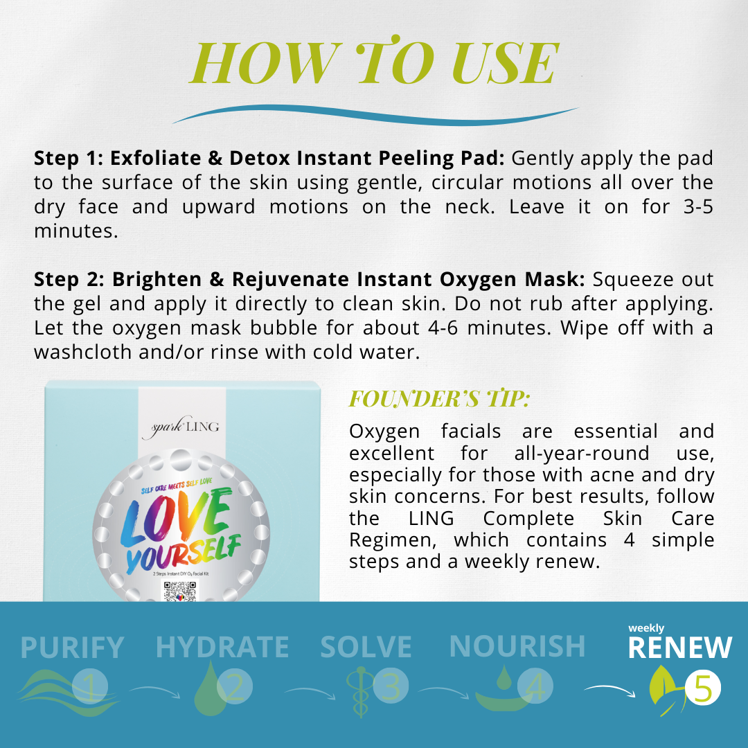 SparkLing Instant DIY O2 Facial Kit