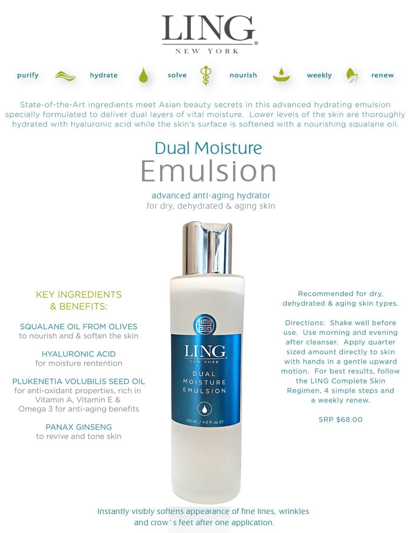 Triple Action Exfoliator + Dual Moisture Emulsion Hydrator