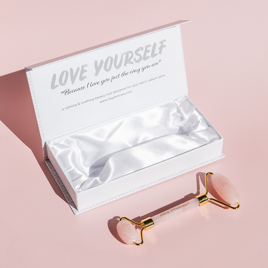 Love Yourself Rose Quartz Gemstone Roller