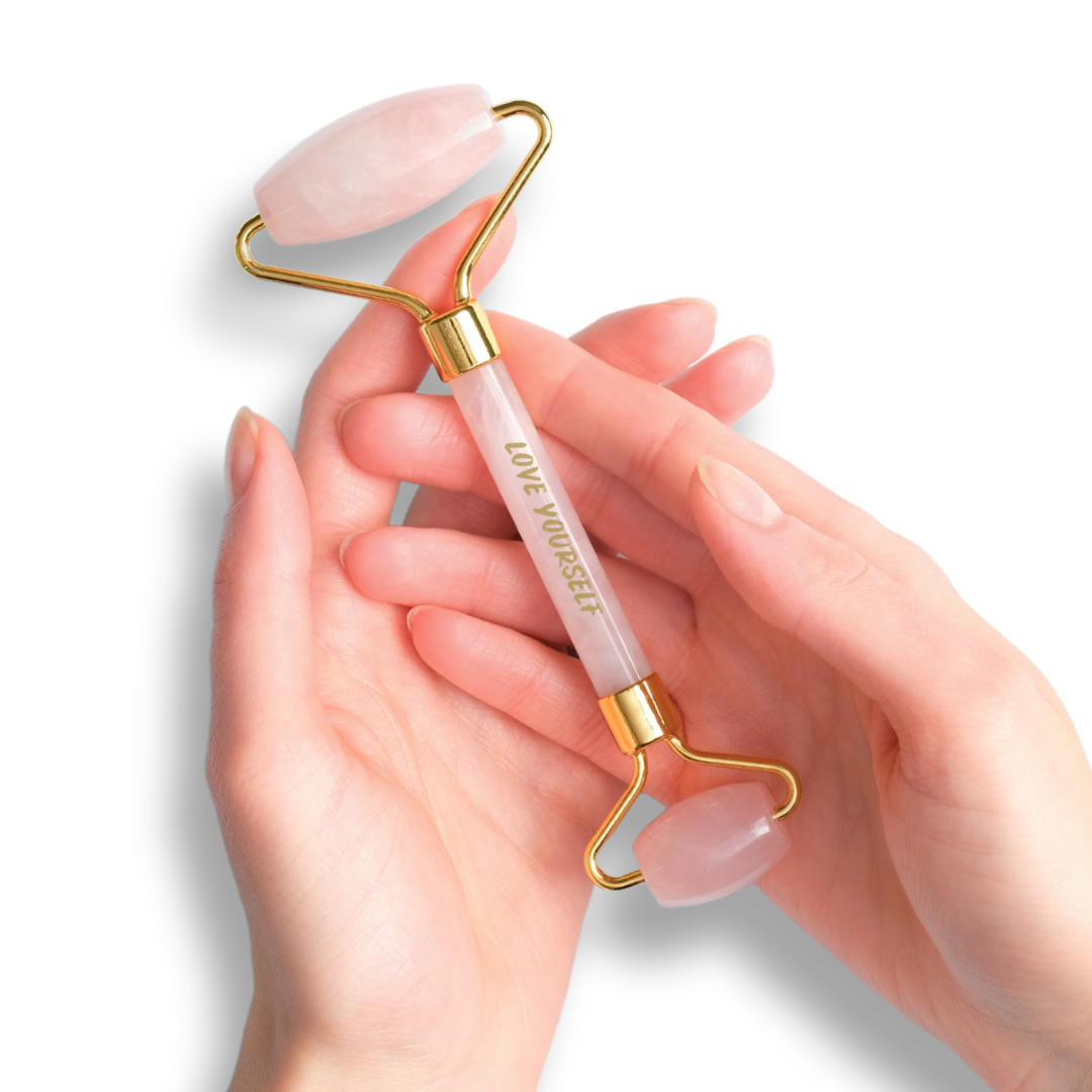 Love Yourself Rose Quartz Gemstone Roller