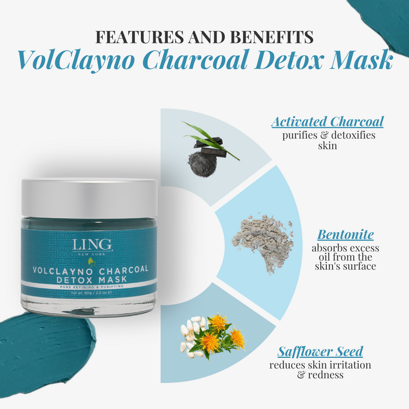 Volclayno Charcoal Detox Mask
