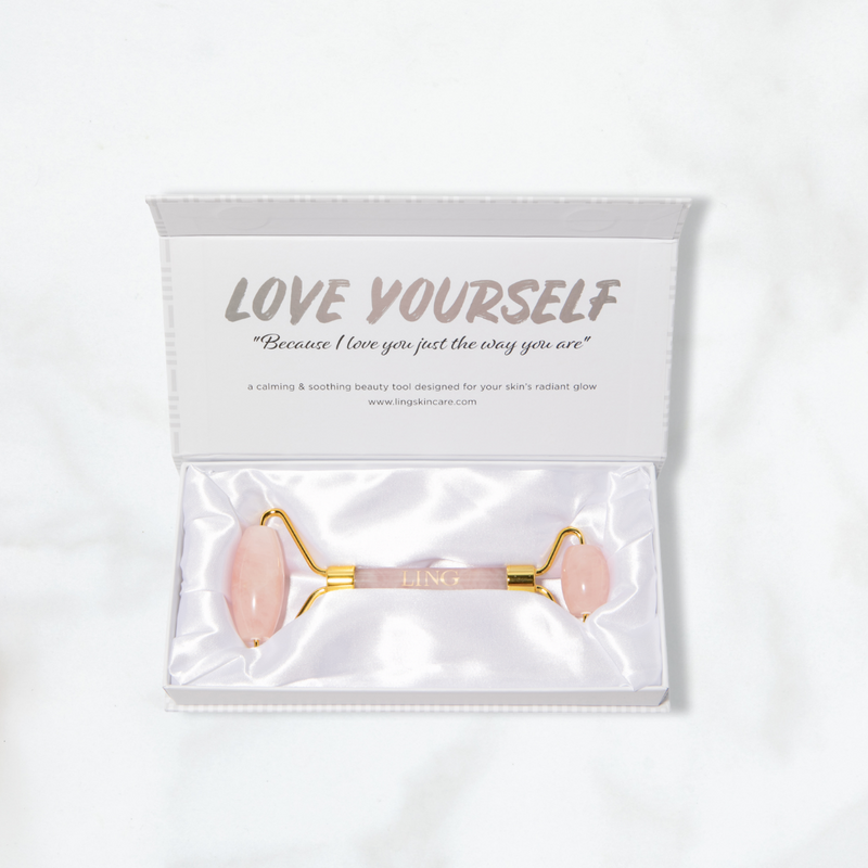 Love Yourself Rose Quartz Gemstone Roller
