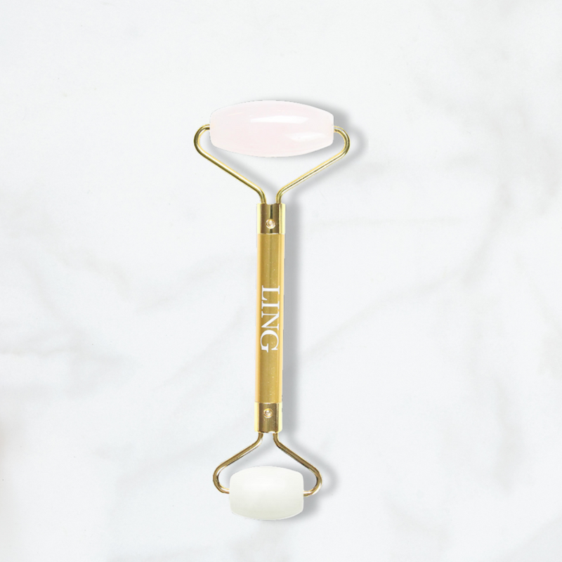 LING Rose Quartz Facial Roller