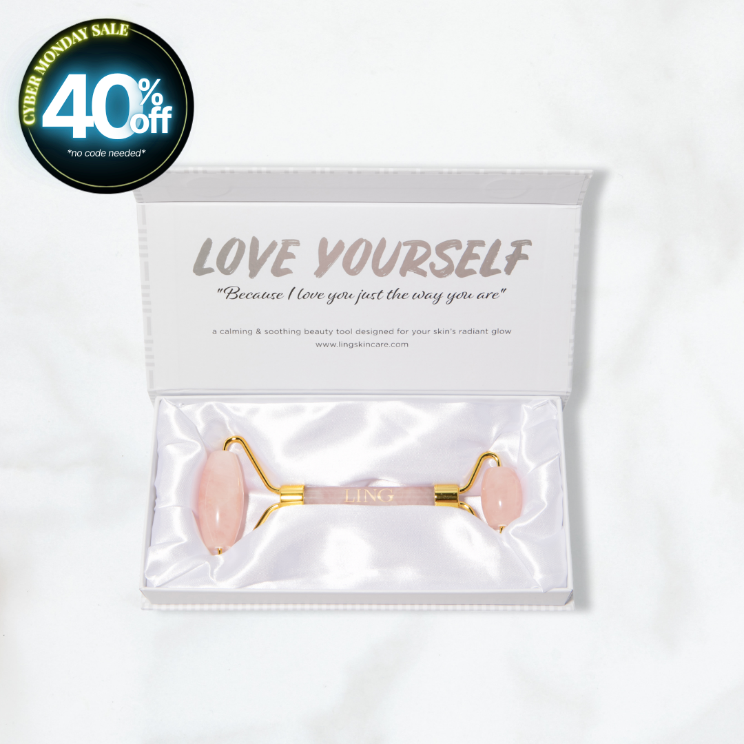 Love Yourself Rose Quartz Gemstone Roller