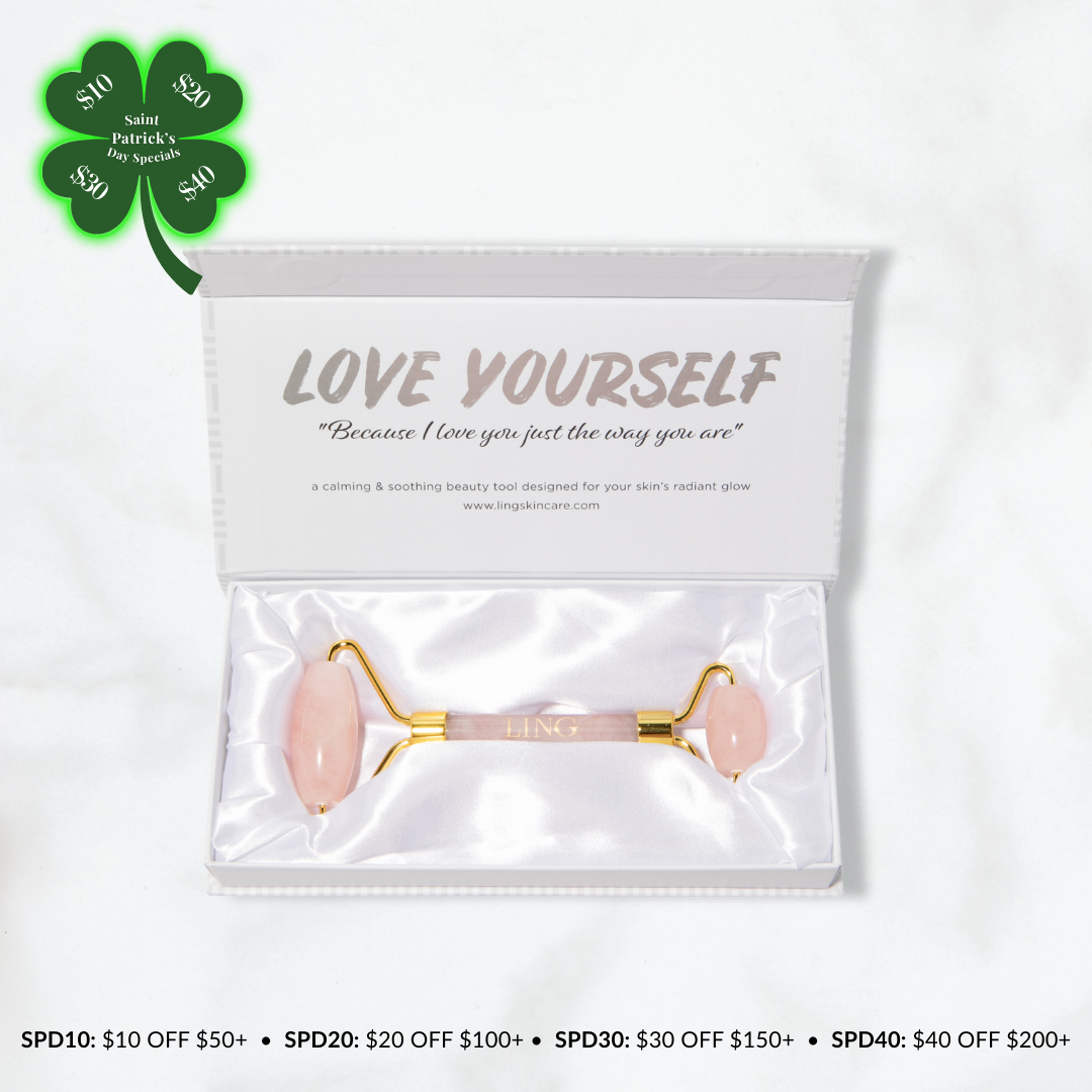 Love Yourself Rose Quartz Gemstone Roller