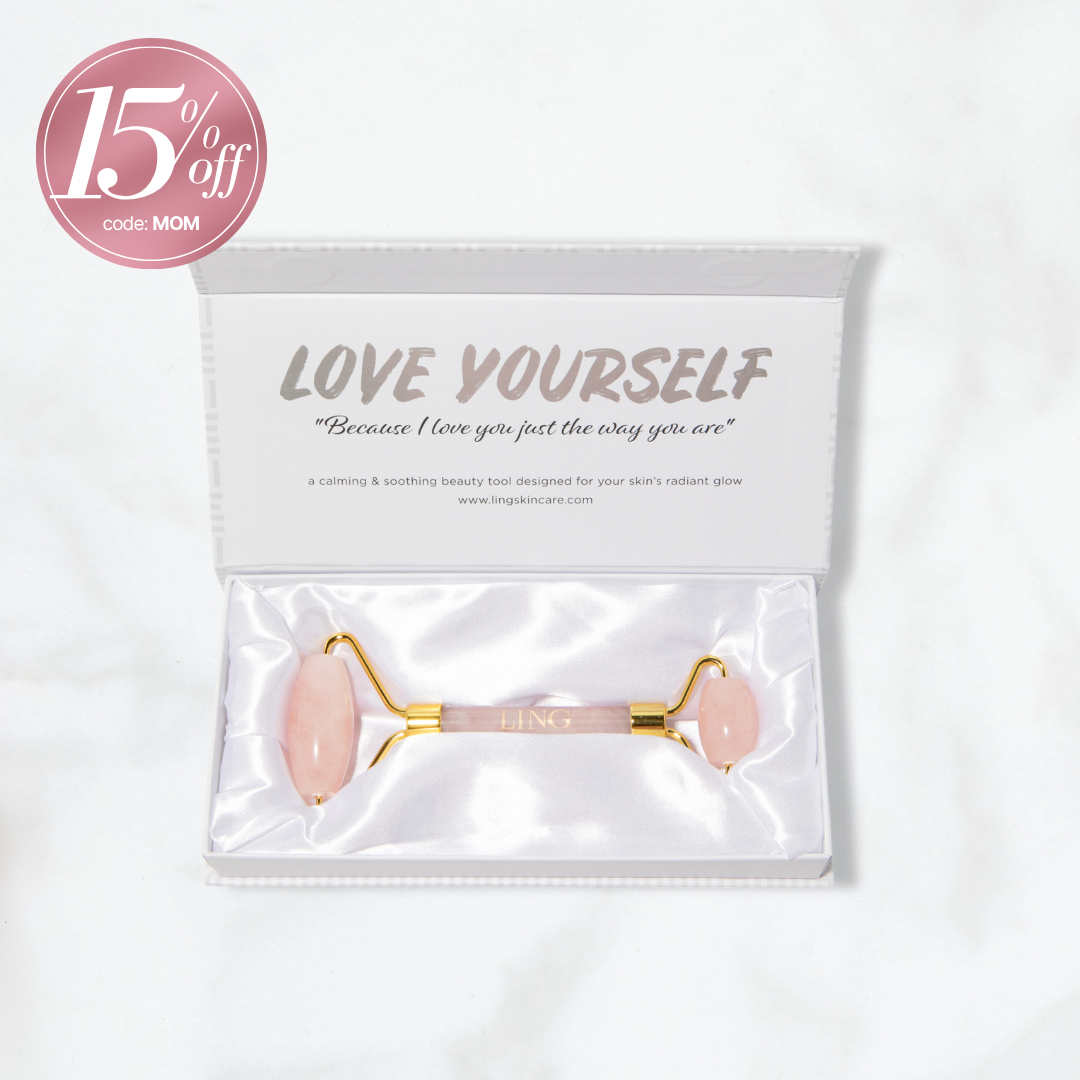 Love Yourself Rose Quartz Gemstone Roller