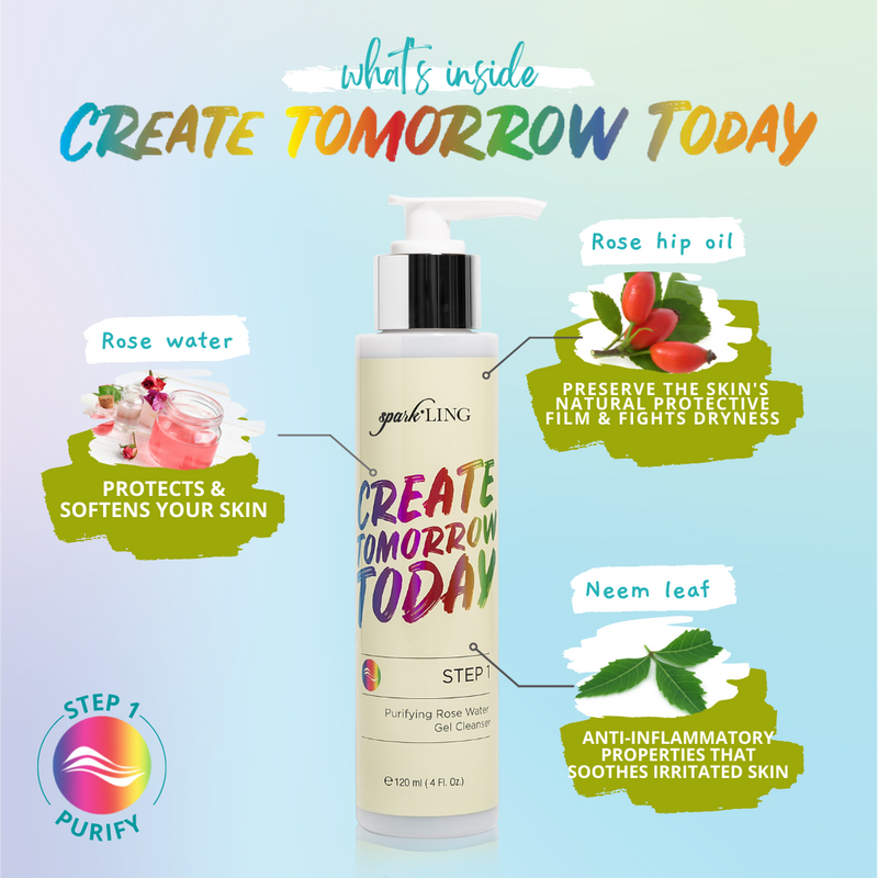 Purifying Rose Cleanser "Create Tomorrow Today"