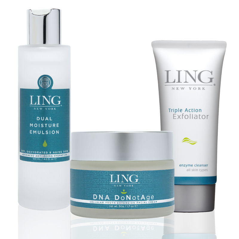 Ling Chan’s Triple Kit “Exfoliate. Hydrate. Nourish”